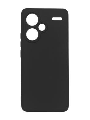 Силиконовый чехол Full Cover для Xiaomi Redmi Note 13 Pro+ black Full Camera без logo