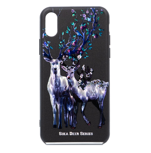 TPU+PC чохол YCT Brilliant для Apple iPhone X (олені)