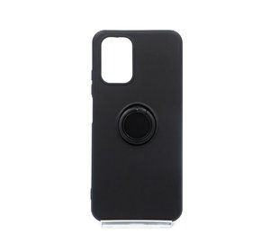Чехол (TPU) Candy Ring для Xiaomi Redmi Note 10/10S black