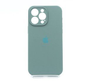 Силіконовий чохол Full Cover для iPhone 14 Pro Max pine green Full Camera