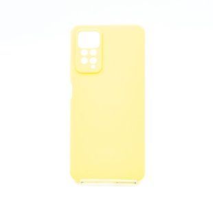 Силіконовий чохол Full Cover для Xiaomi Redmi Note 11Pro 4G/5G yellow (AAA) Full Camera без logo