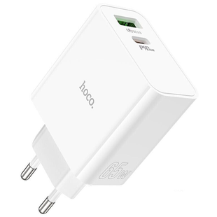 Сетевой блок питания Hoco C113A Awesome PD65W USB/Type-C white