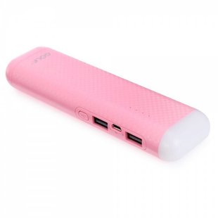 Power Bank GOLF D3SGB 6000 mAh розовый