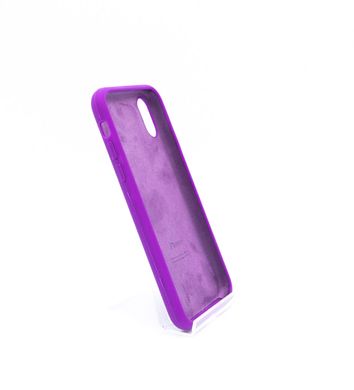 Силіконовий чохол Full Cover для iPhone X/XS grape