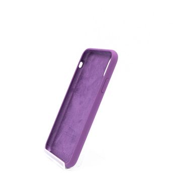 Силіконовий чохол Full Cover для iPhone X/XS purple