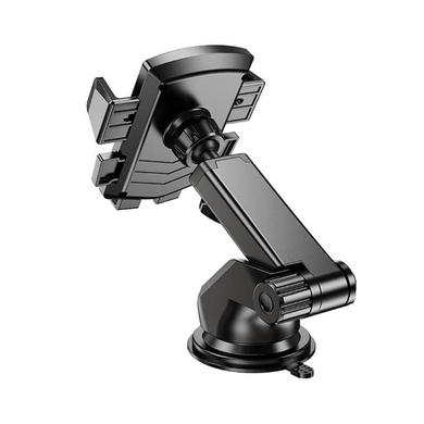 Автодержатель Hoco CA83 David one-button center console car holder Black