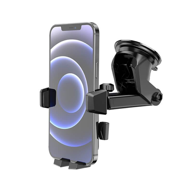 Автодержатель Hoco CA83 David one-button center console car holder Black