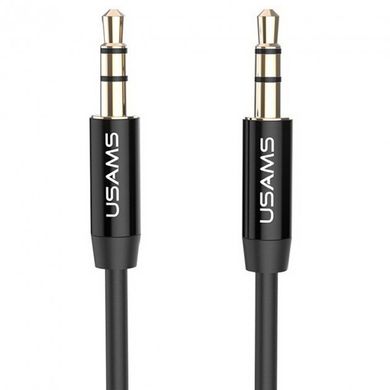 Аудио кабель Usams YP-01 AUX 1m black