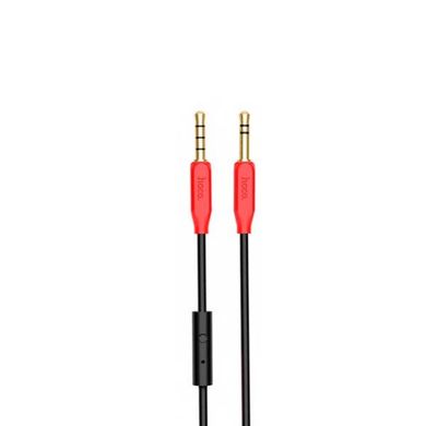 AUX кабель Hoco UPA12 AUX+Microphone 1m red