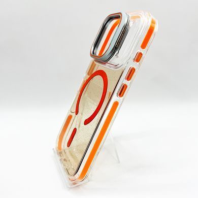 Чохол Fibra Star Shine with MagSafe для iPhone 17 Pro clear Orange
