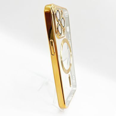 Чехол Metal Matte with MagSafe для iPhone 13 Pro gold Full Camera