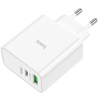 Мережевий блок живлення Hoco C113A Awesome PD65W USB/Type-C white