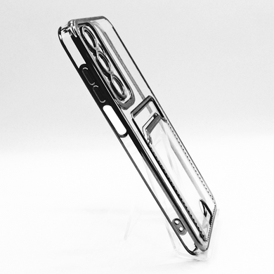 Силиконовый чехол WAVE Metal Pocket для Samsung A25 black Full Camera