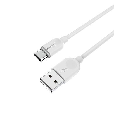 USB кабель Borofone BX14 LinkJet Type-C 3A/1m white