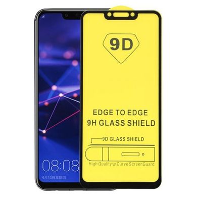 Защитное 9D стекло Full Glue для Huawei P Smart+ black SP