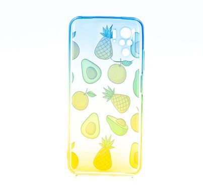 Силіконовий чохол WAVE Sweet&Asid Case для Xiaomi Redmi Note 10/Note 10S blue/yellow/avocado