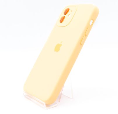 Силіконовий чохол Full Cover для iPhone 12 hami melon Full Camera