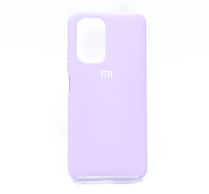 Силиконовый чехол Full Cover для Xiaomi Poco F3 lilac