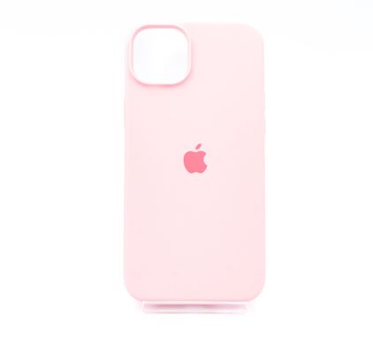 Силіконовий чохол Full Cover для iPhone 14 Plus light pink