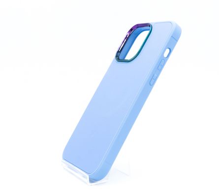Чохол TPU+Glass Sapphire Mag Evo case для iPhone 14 Pro lilac blue