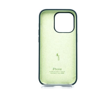 Силіконовий чохол Full Cover для iPhone 14 Pro forest green(moss green)