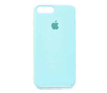 Силіконовий чохол Full Cover для iPhone 7+/8+ marine green (azure)