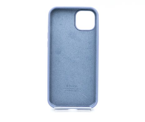 Силіконовий чохол Full Cover для iPhone 15 Plus lavander gray