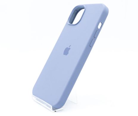 Силіконовий чохол Full Cover для iPhone 15 Plus lavander gray