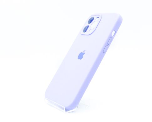 Силіконовий чохол Full Cover для iPhone 12 Pro Max lilac Full Camera