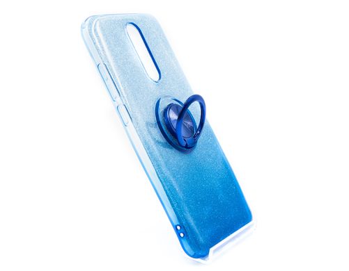 Силіконовий чохол SP Shine для Xiaomi Redmi 8/8A blue ring for magnet