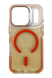 Чохол Fibra Star Shine with MagSafe для iPhone 17 Pro clear Orange