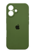 Силиконовый чехол Full Cover для iPhone 17 dark olive Full Camera