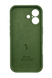 Силиконовый чехол Full Cover для iPhone 17 dark olive Full Camera