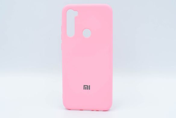Силіконовий чохол Silicone Cover для Xiaomi Redmi Note 8T light pink Full Protective