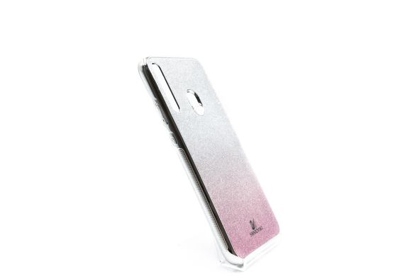 Чохол TPU+Glass для Huawei Y7P 2020 / P40 Lite E Swarovski pink