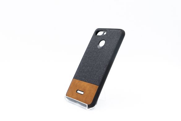 Накладка Textile Case для Xiaomi Redmi 6 black-brown