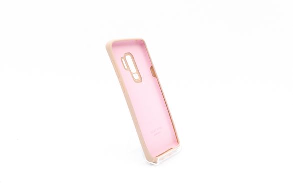 Силіконовий чохол Full Cover для Samsung S9+ pink sand
