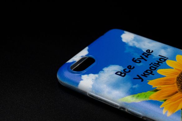 Силиконовый чехол MyPrint для Xiaomi Redmi 6A Все буде Україна (сонях), clear