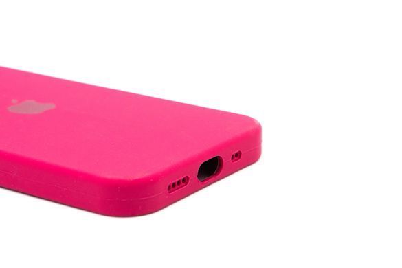 Силіконовий чохол Full Cover для iPhone 12 mini rose red Full Camera