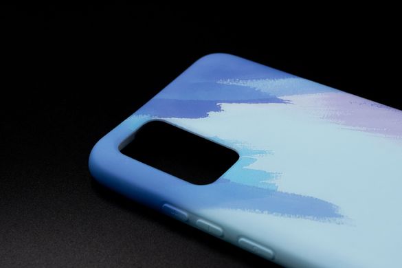 Силіконовий чохол WAVE Watercolor для Samsung A02S blue (TPU)