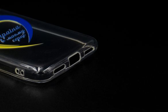 TPU чохол MyPrint для Xiaomi Redmi 7A Україна-сердце1.0mm clear