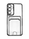 Силиконовый чехол WAVE Metal Pocket для Samsung A25 black Full Camera