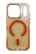Чохол Fibra Star Shine with MagSafe для iPhone 17 Pro clear Orange
