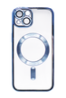 Чохол Metal Matte with MagSafe для iPhone 13 sierra blue Full Camera