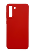 Силіконовий чохол Fibra для Samsung S21 FE red
