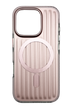TPU чехол Ribbed Matte with MagSafe для iPhone 16 Pro pink