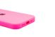 Силіконовий чохол Full Cover для iPhone 15 Pro barble pink (hot pink) Full Camera