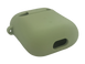 Чохол for AirPods 1/2 Logo силіконовий green з мікрофіброю