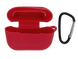 Чохол силіконовий HOCO для Apple AirPods Pro (з карабіном) №14 red