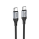 USB кабель Hoco X102 Type-C to Type-C 60W 1m black